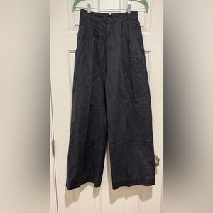 Women’s Faherty Wide Legged Organic Cotton/Linen Pant Size 2